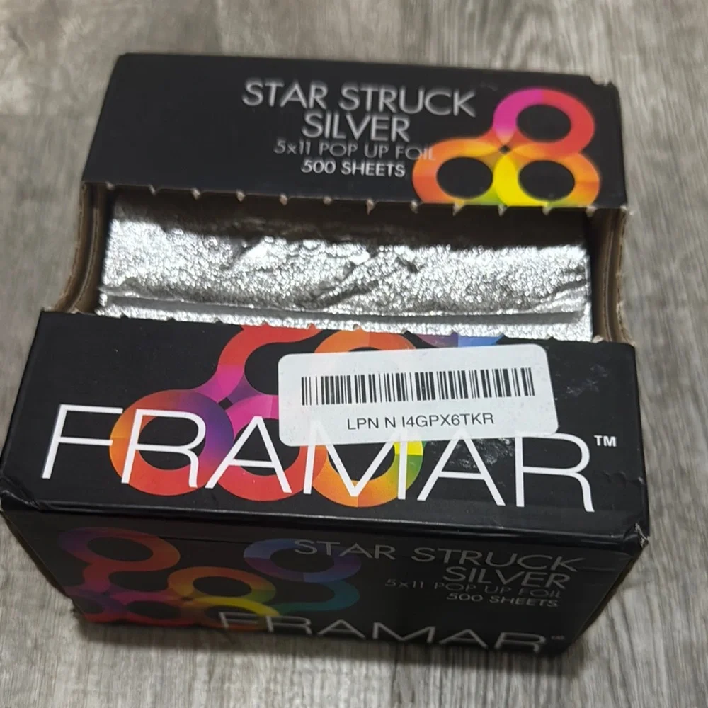 Star Struck Silver Cake Topper Foil - Silver